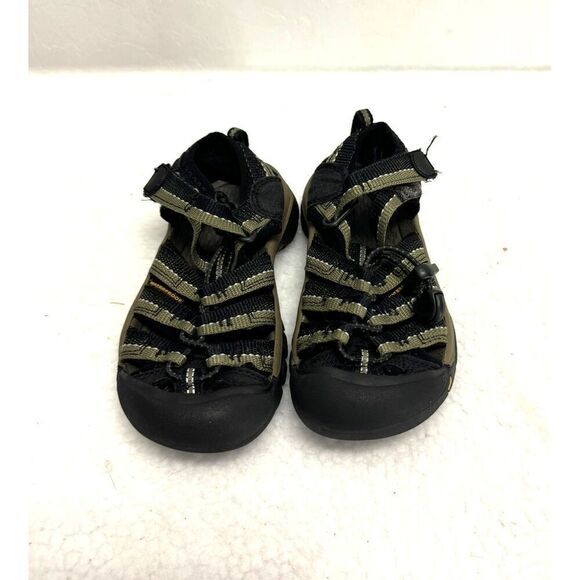 Keen Black Green Closed Toe Strap Hiking Sandals Unisex Size EU 28‎ US 10 - Picture 1 of 7